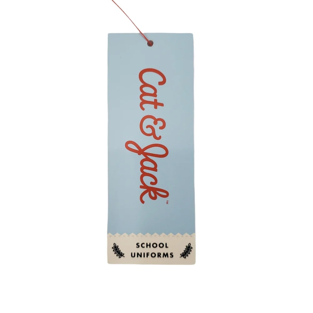 NWT Cat & Jack Girls School Uniform Pants Size 10 - Two Pack Blue And Beige - Picture 6 of 8